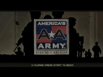 Americas Army Rise of A Soldier (USA) screen shot title